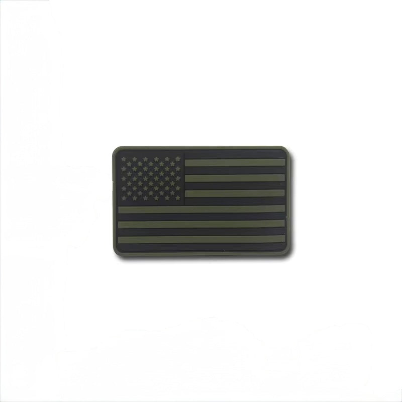 PARCHE DE GOMA PVC – USA FLAG THIN BLUE LINE