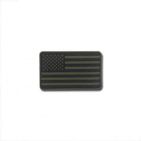 PARCHE DE GOMA PVC – USA FLAG THIN BLUE LINE
