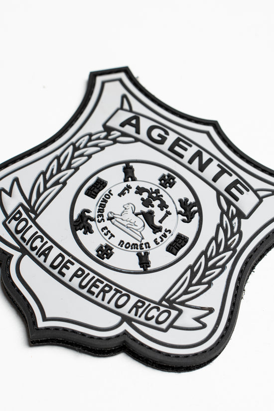 PARCHE DE GOMA- PLACA POLICÍA DE PUERTO RICO