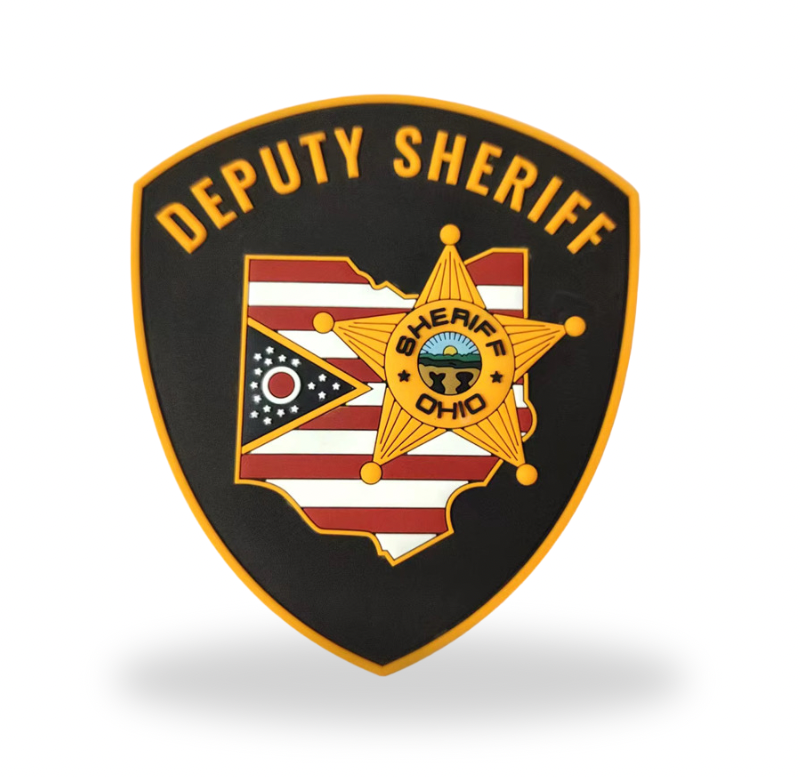 PARCHE DE GOMA- DEPUTY SHERIFF OHIO