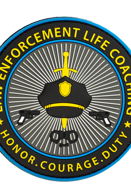 PARCHE DE GOMA- LAW ENFORCEMENT LIFE COACHING