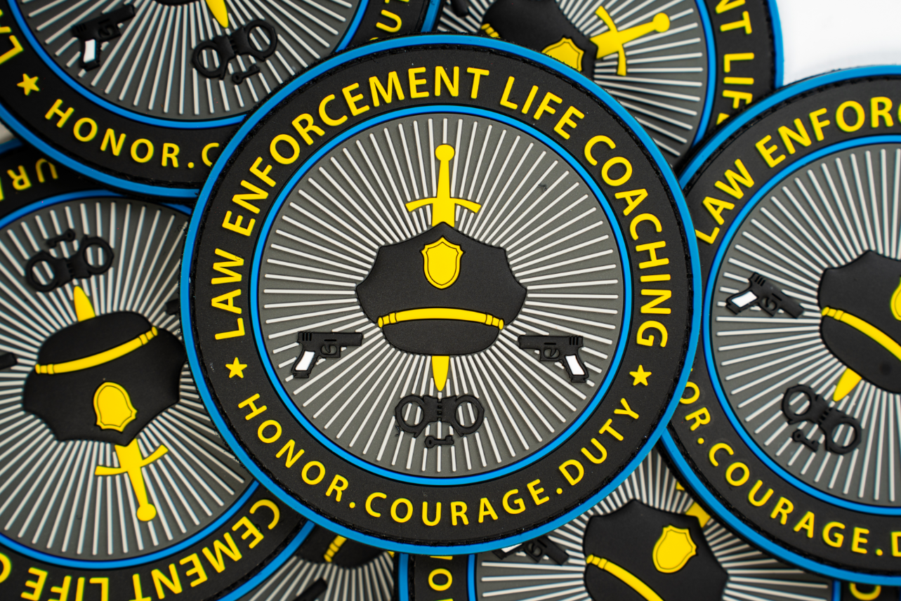 PARCHE DE GOMA- LAW ENFORCEMENT LIFE COACHING