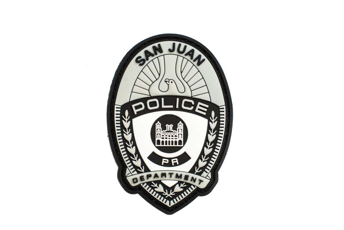 PARCHE DE PVC – PLACA POLICÍA MUNICIPAL DE SAN JUAN
