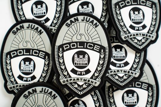 NEW GEAR- PVC PATCH – SAN JUAN MUNICIPAL POLICE BADGE