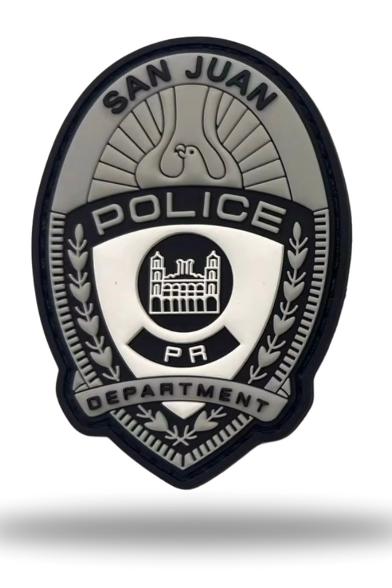 NEW GEAR- PVC PATCH – SAN JUAN MUNICIPAL POLICE BADGE