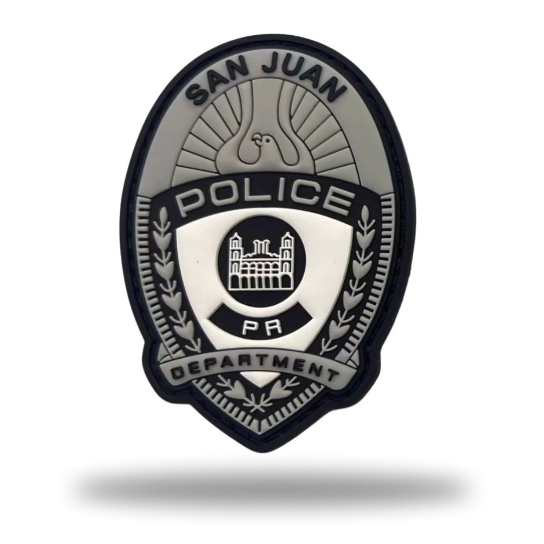 PARCHE DE PVC – PLACA POLICÍA MUNICIPAL DE SAN JUAN