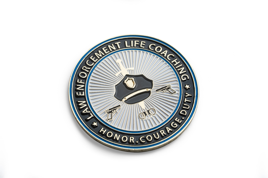 CHALLENGE COIN- LAW ENFORCEMENT LIFE COACHING
